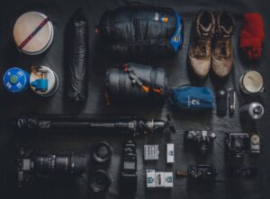 backpacking gear packing