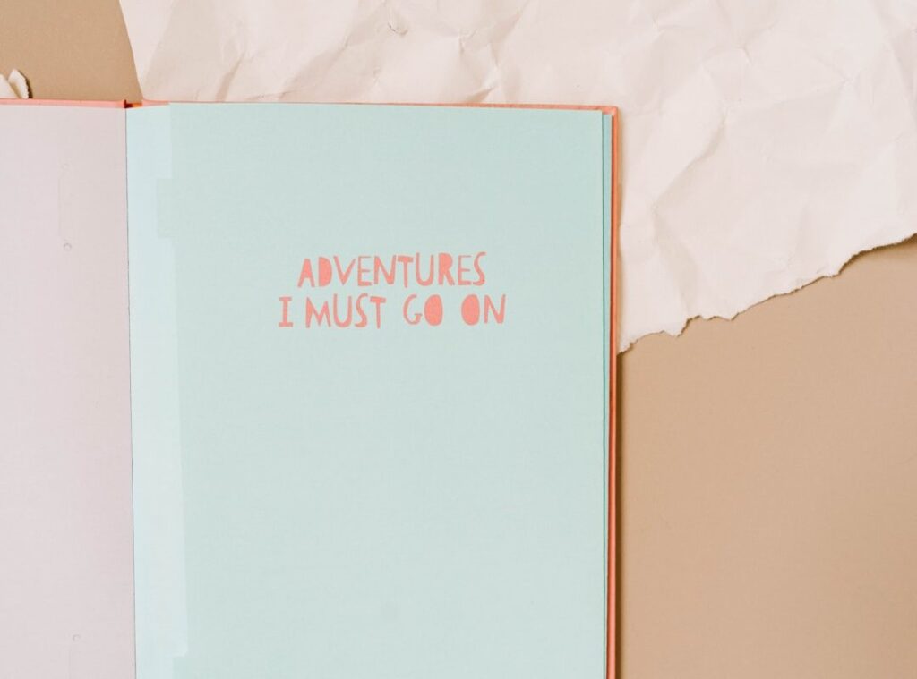 personal adventure itinerary